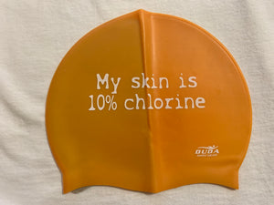 Duda "My Skin Is 10% Chlorine" Swim Cap