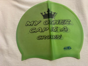 Duda "My Other Cap Is a Crown" Swim Cap