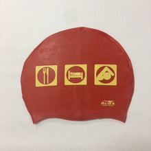 Load image into Gallery viewer, Duda &quot;Eat. Sleep. Swim.&quot; (Symbols) Swim Cap