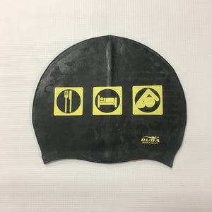 Duda "Eat. Sleep. Swim." (Symbols) Swim Cap