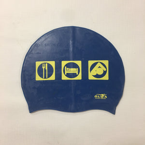 Duda "Eat. Sleep. Swim." (Symbols) Swim Cap