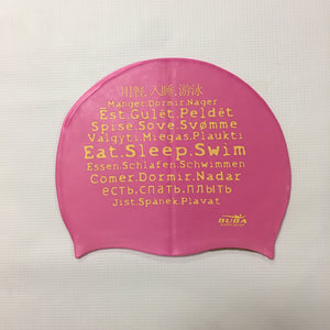 Duda "Eat. Sleep. Swim." (Symbols) Swim Cap