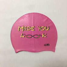 Load image into Gallery viewer, Duda &quot;Made You Look&quot; Swim Cap
