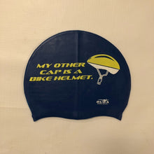 Load image into Gallery viewer, Duda &quot;My Other Cap Is a Bike Helmet&quot; Swim Cap