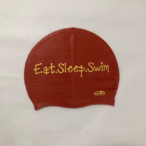 Duda “Eat. Sleep. Swim.” (Type) Swim Cap